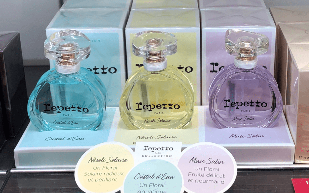 Présentoir et pop-up – Repetto