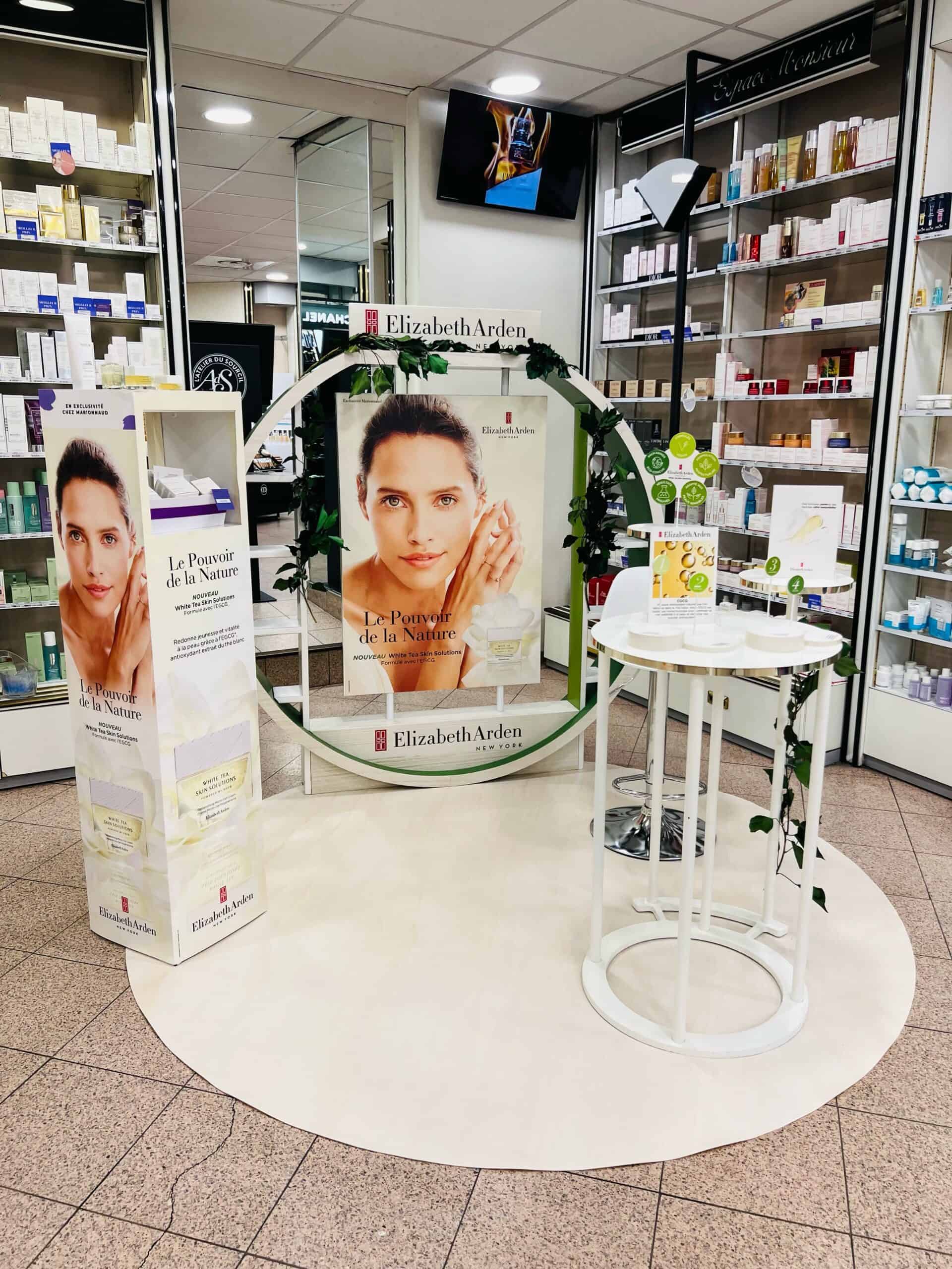 stand podium elizabeth arden