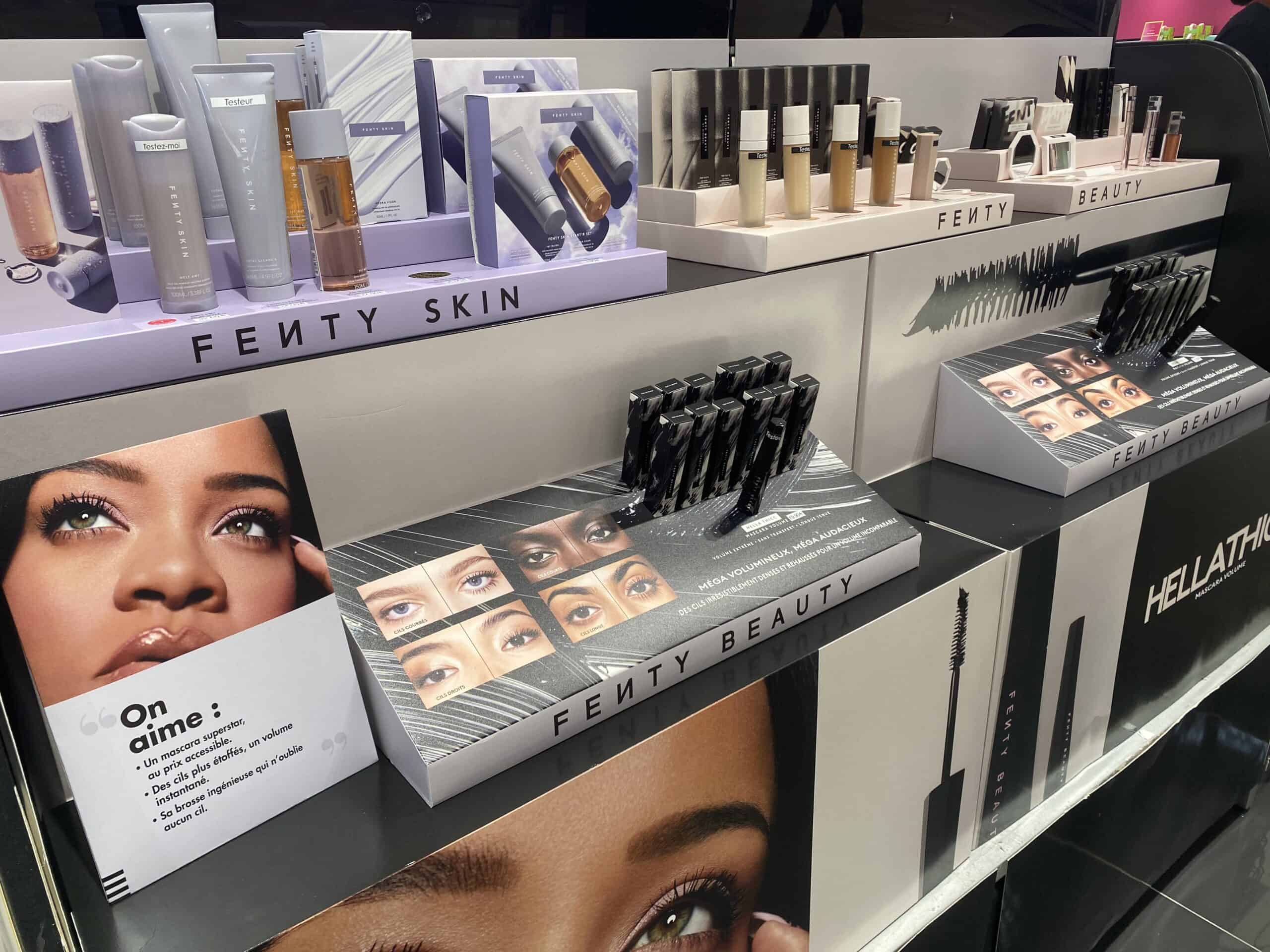 Fenty Beauty PLV Sephora mascara Rihanna visu produits