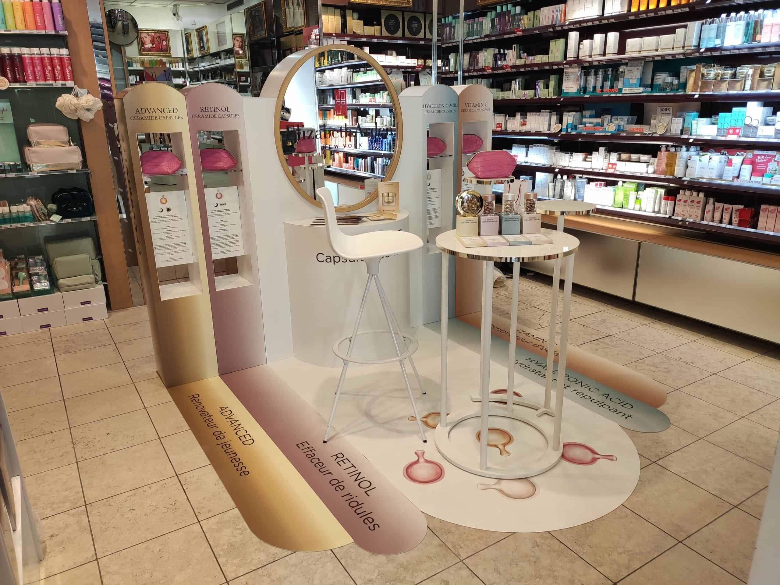 Podium magasin elizabeth arden white tea pharmacie 