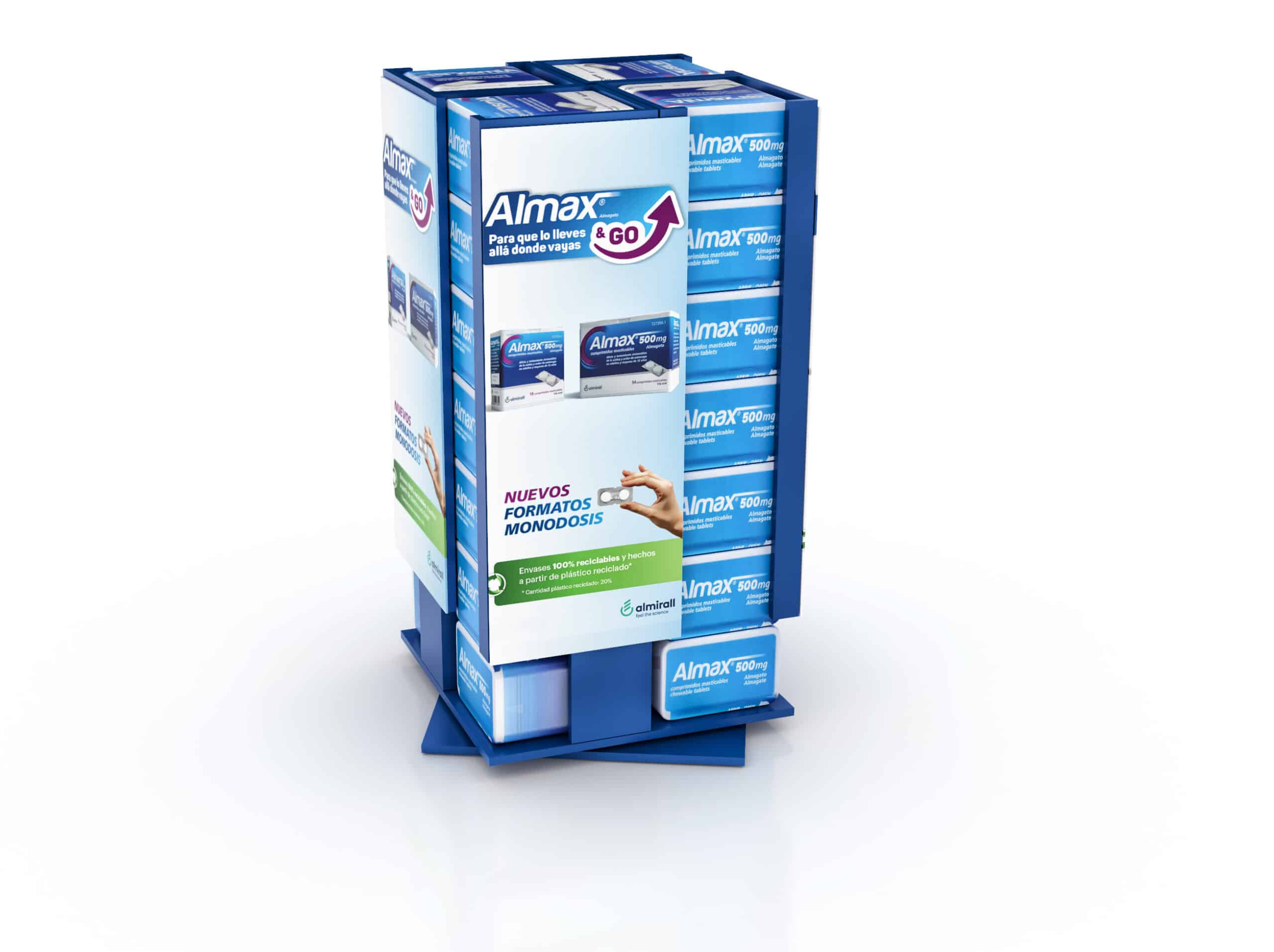 Comptoir rotatif bleu almax espagne