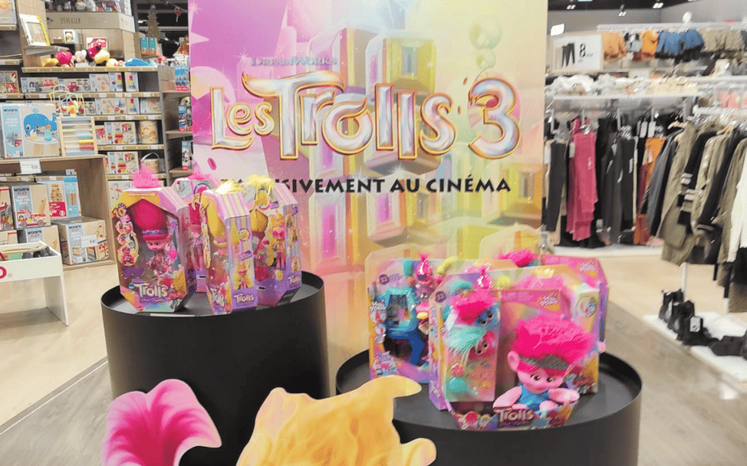 PLV – Merchandising en magasins de jouets – Universal