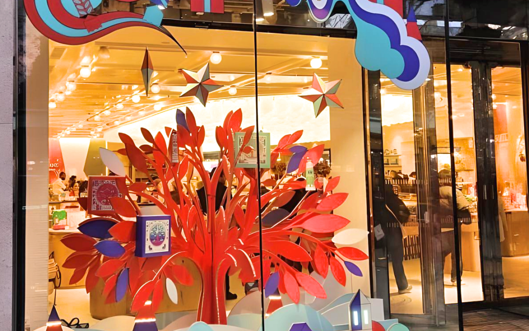Vitrine Animée L’Occitane Noël 2023
