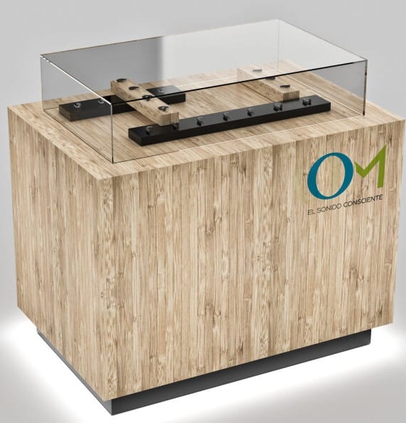 mobilier retail écologique conçu et réalisé par Mayence.com pour la marque OM