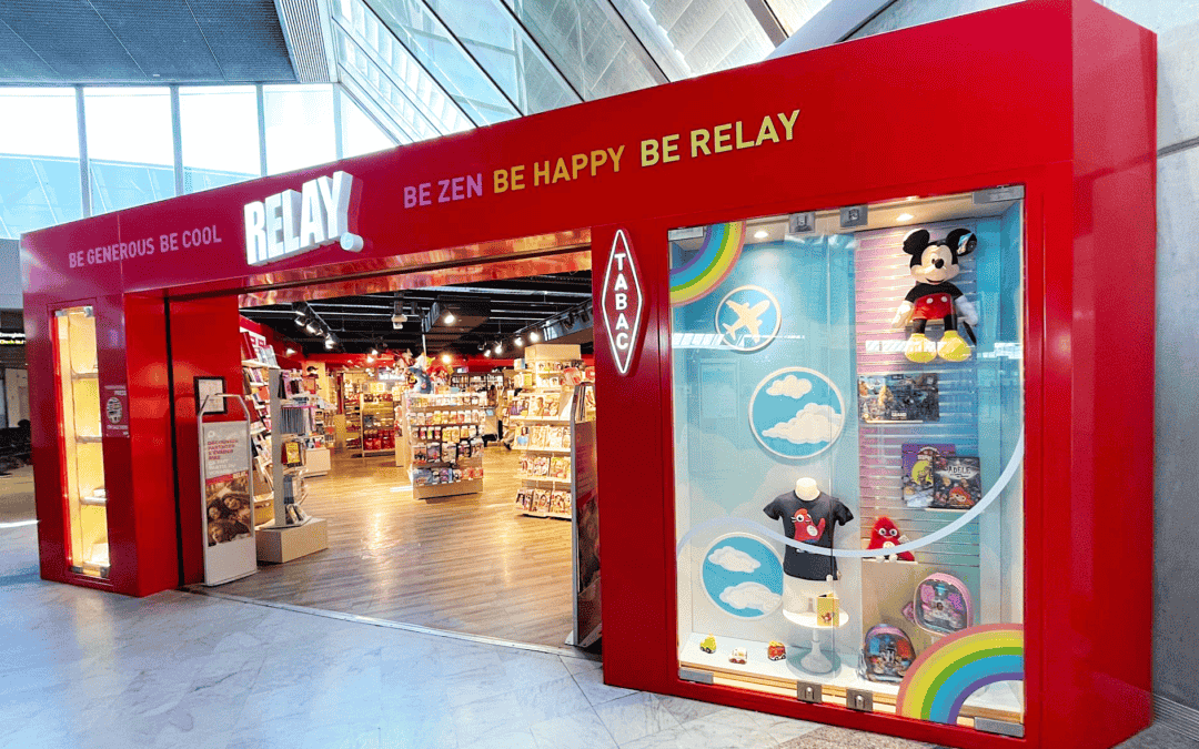 Dynamisation des Vitrines du Réseau Relay à l’Aéroport de Nice