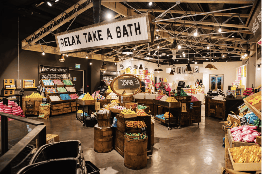 Les magasins Lush optent pour une stratégie commercial éco responsable