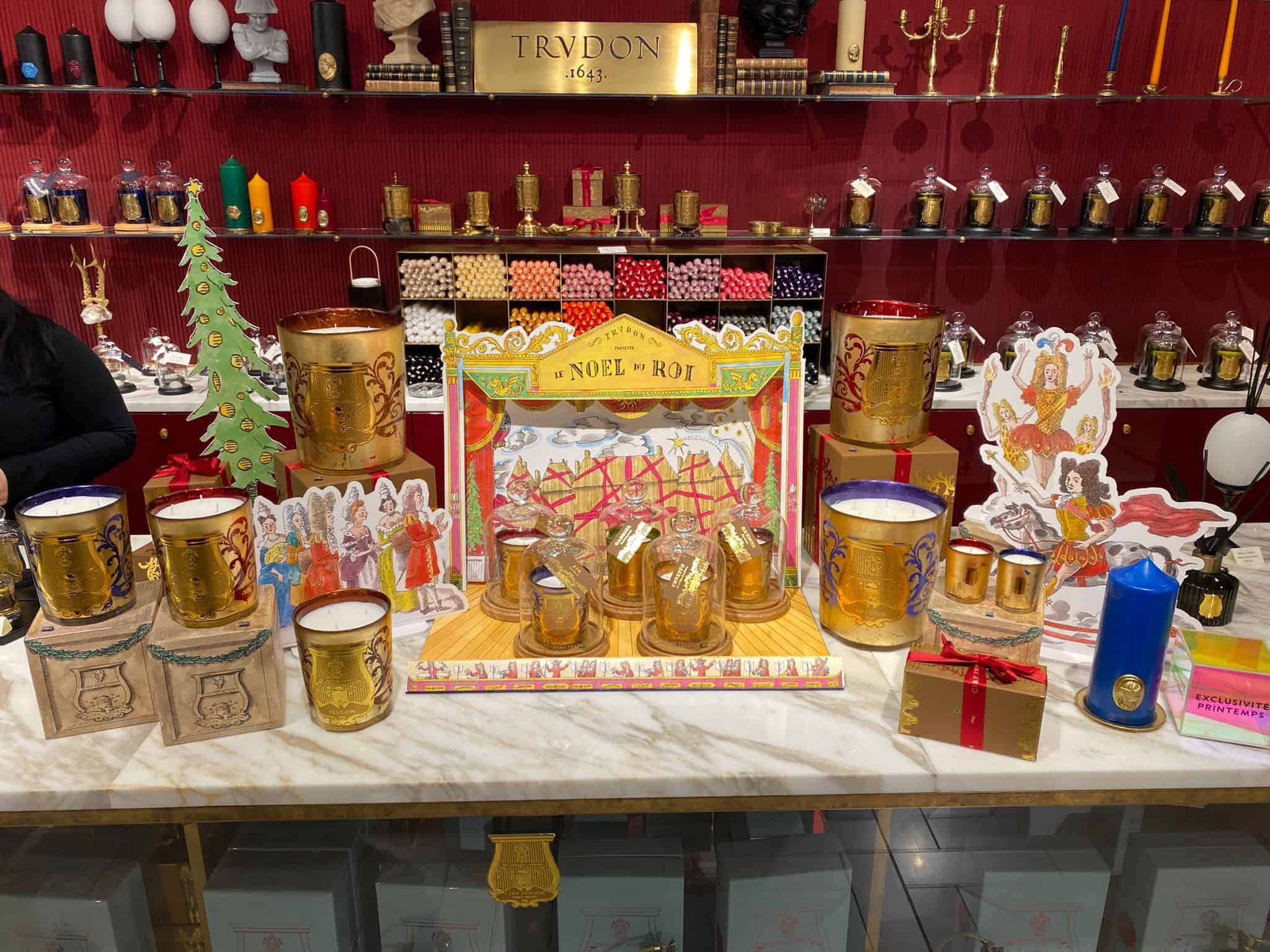 Présentoir de comptoir pour la marque Trudon réalisé par Mayence