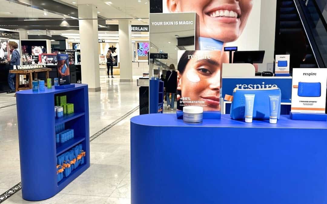 Pop-Up Respire au BHV Marais : l’Écoresponsabilité à l’honneur avec des PLV en Carton !