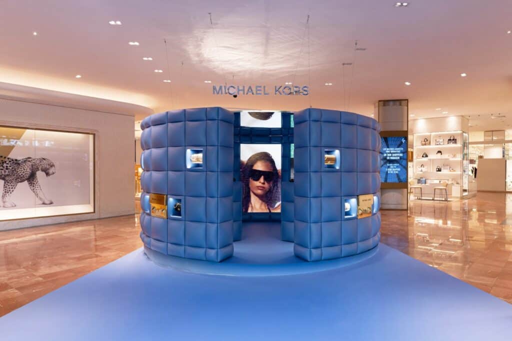 Étude par Mayence de l’espace immersif Michael Kors au sein des Galerie Lafayette