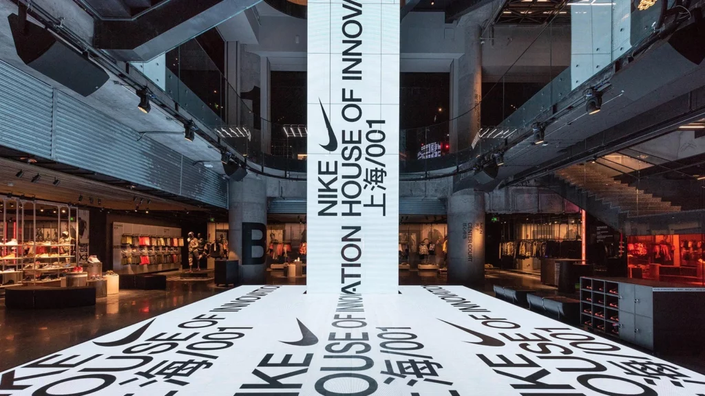 Étude par Mayence d'un magasin Nike mettant en avant leur storytelling