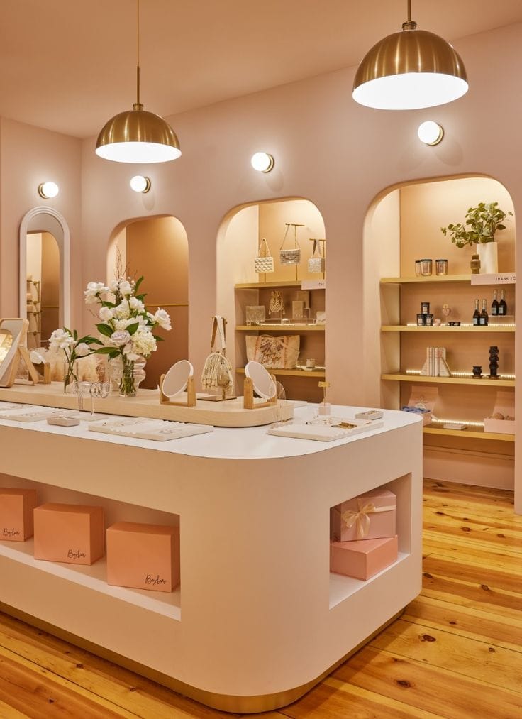 mobilier retail magasin
