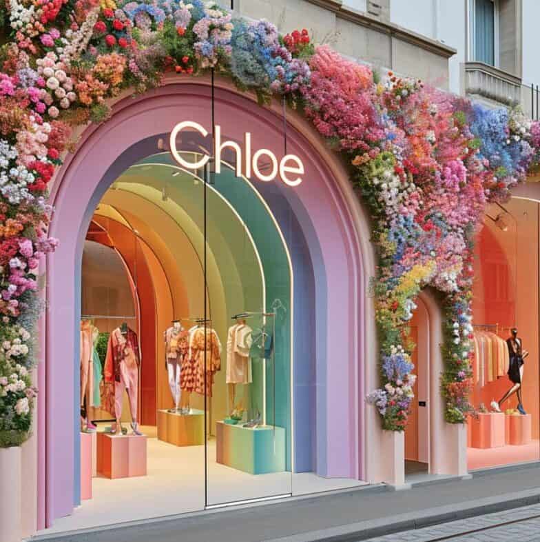vitrine immersive Chloé