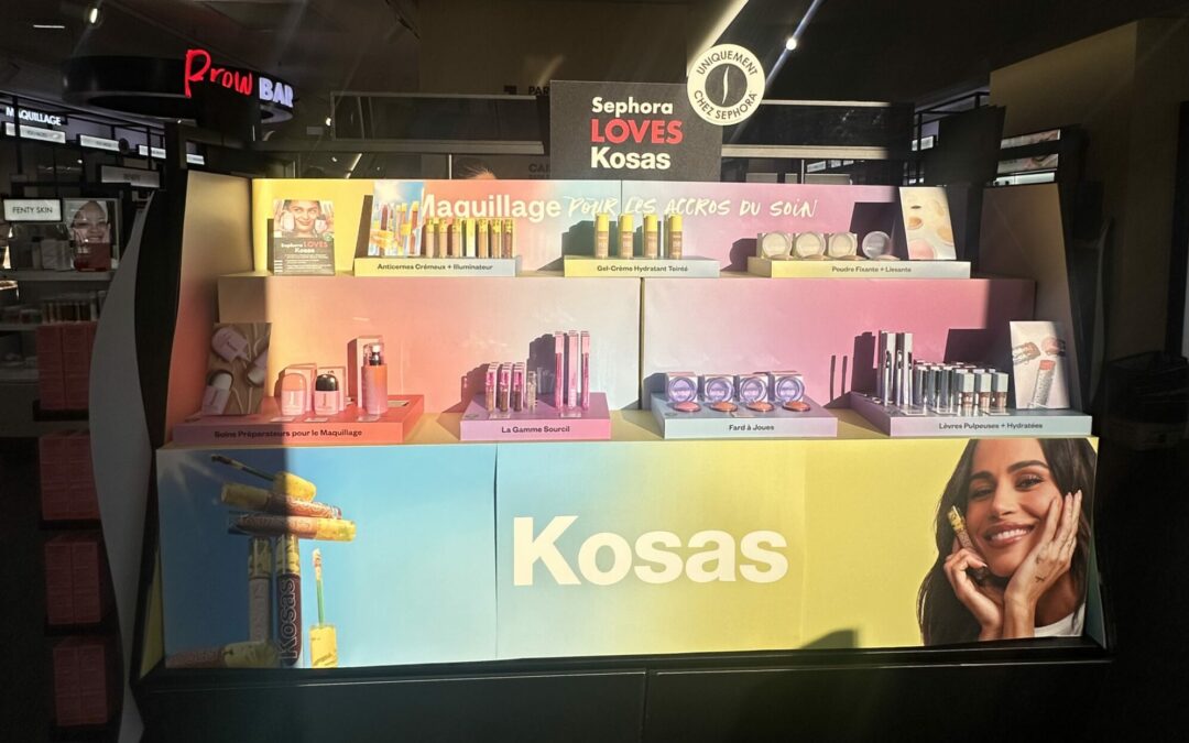 Kosas chez Sephora : un habillage retail signé Mayence pour sublimer l’expérience beauté