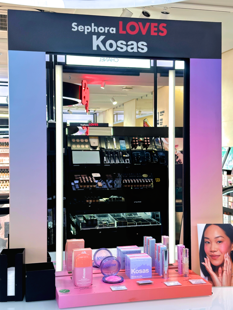 Habillage retail des Beauty Hub Sephora par Mayence