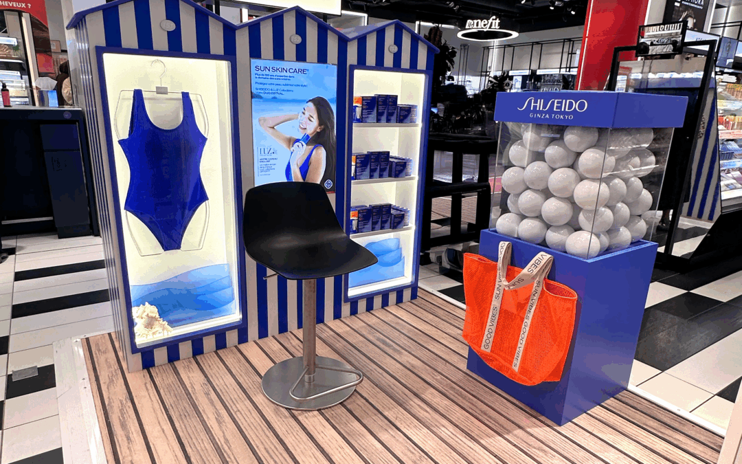 Shiseido s’installe chez Sephora avec un stand estival « Sun Skin Care » immersif et innovant