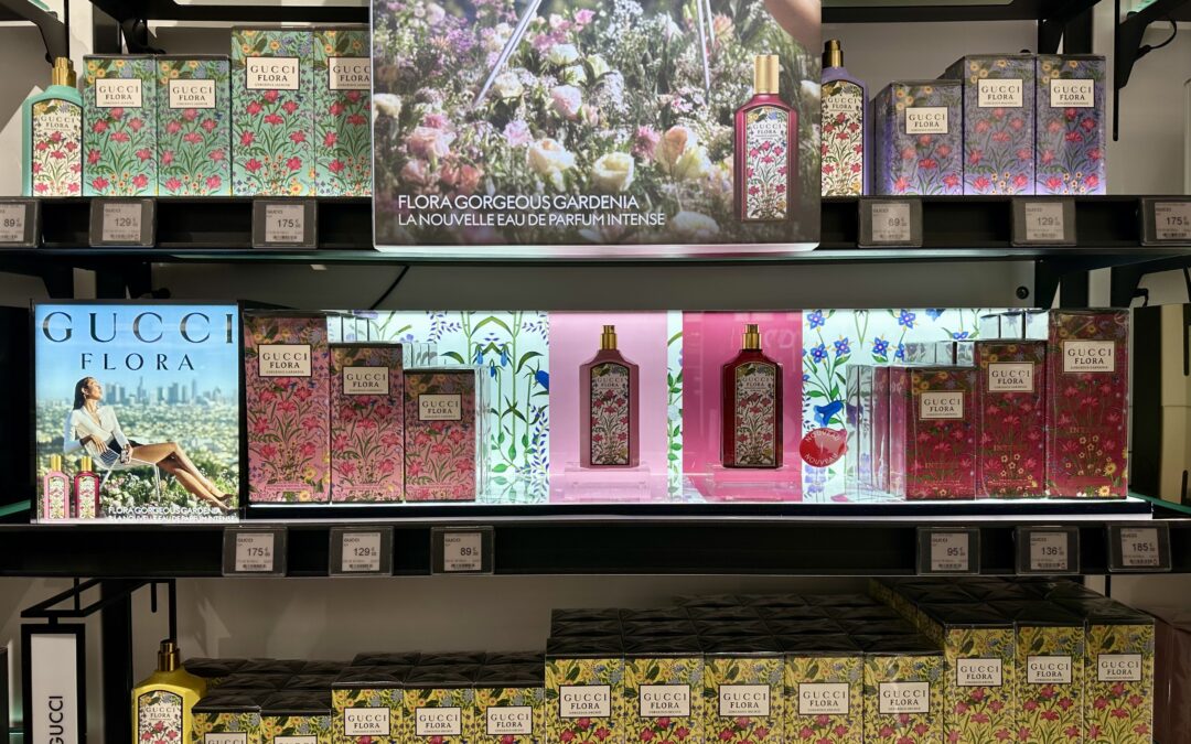 Gucci parfums : un présentoir niche signé Mayence pour les magasins Sephora