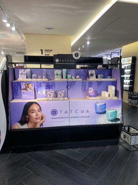 Tatcha arrive chez Sephora : une mise en beauté sublimée par la PLV signée Mayence