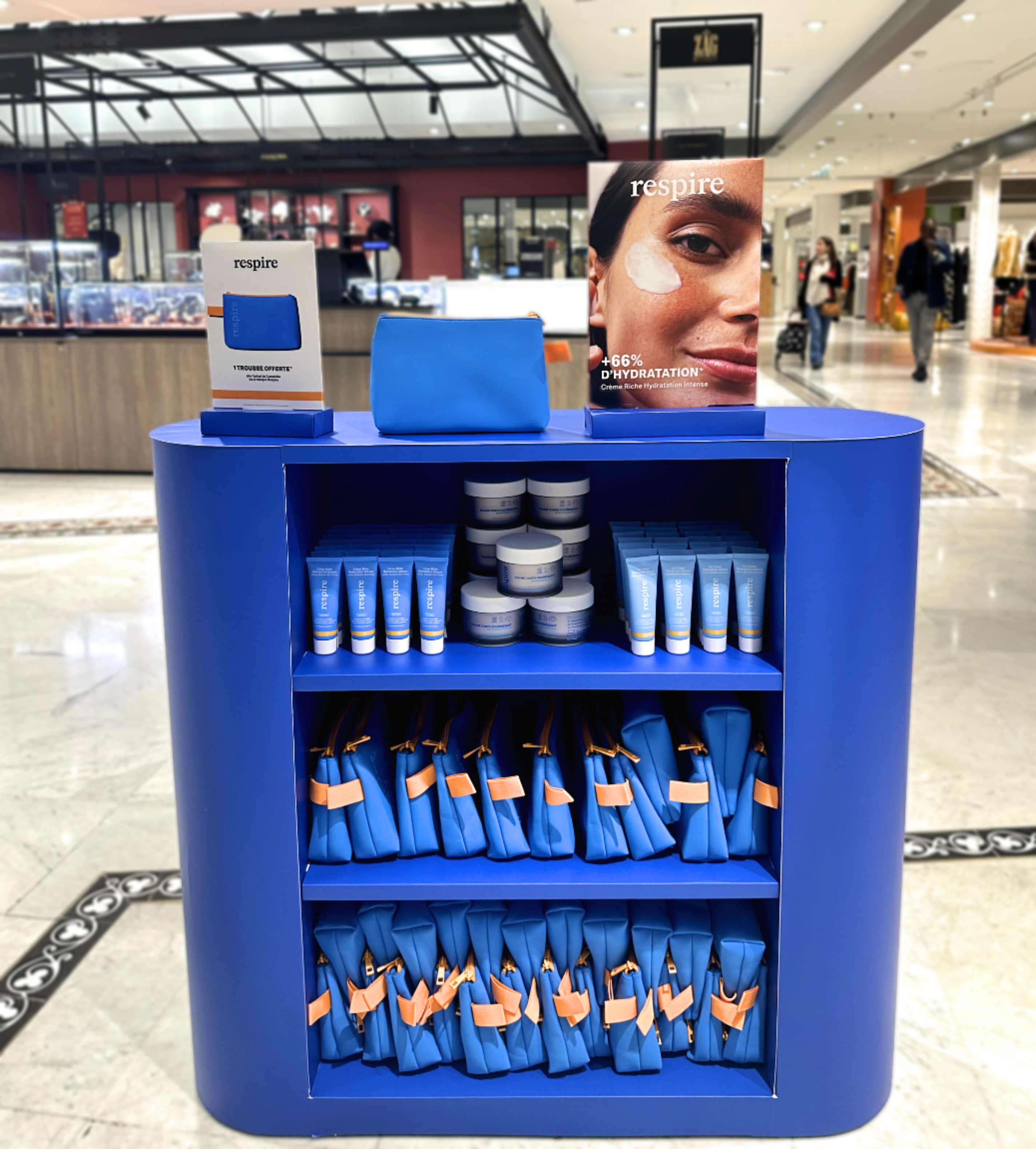 fabricant plv carton pour respire par Mayence