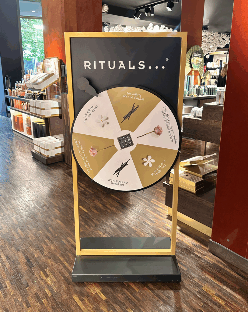 roue interactive pour rituals