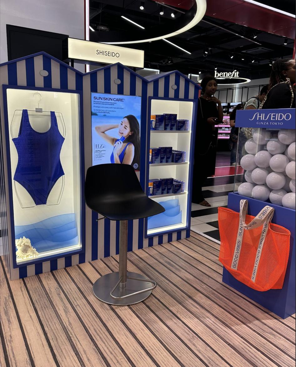 podium Shiseido par Mayence