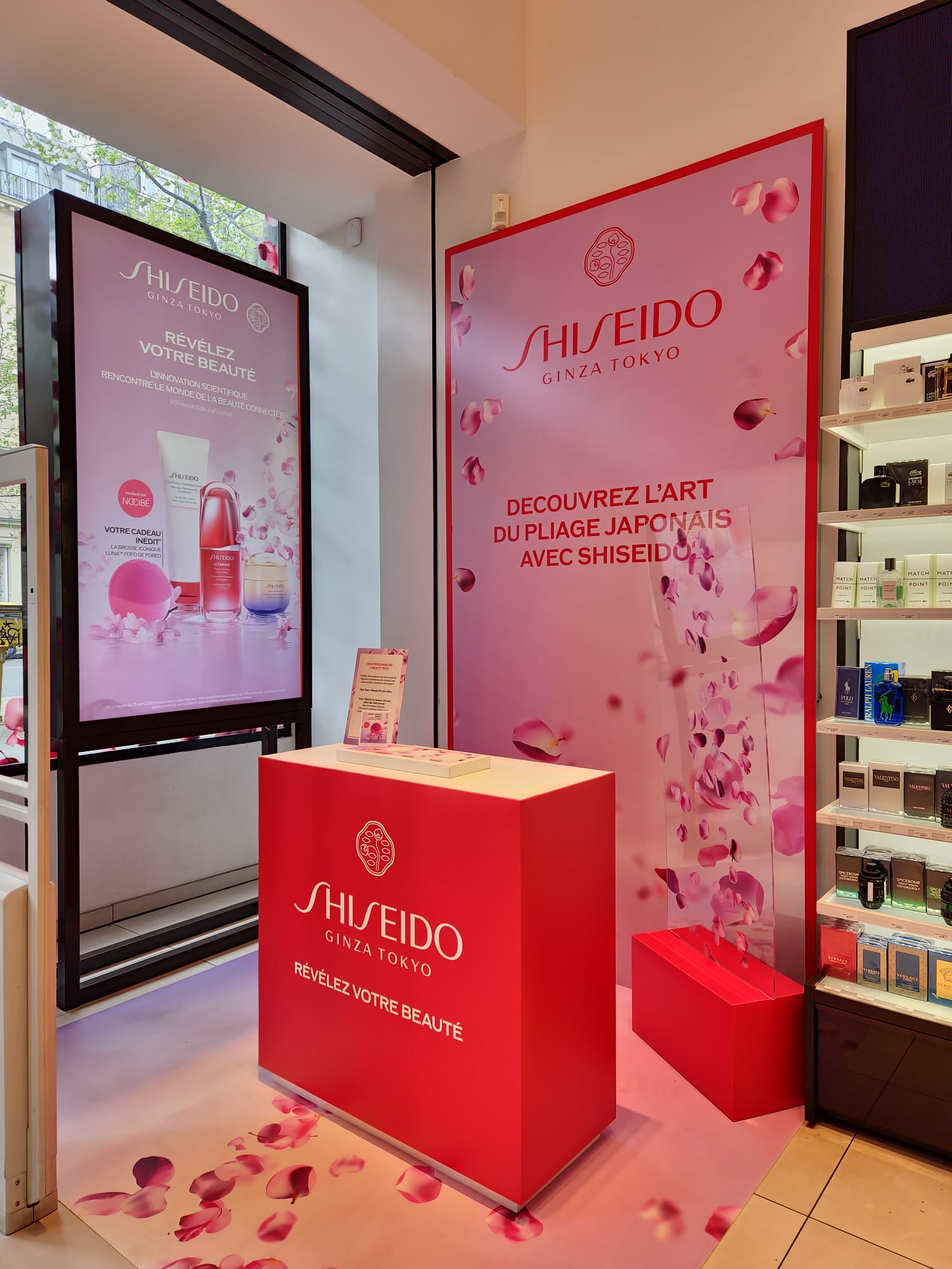 Podium Shiseido par Mayence