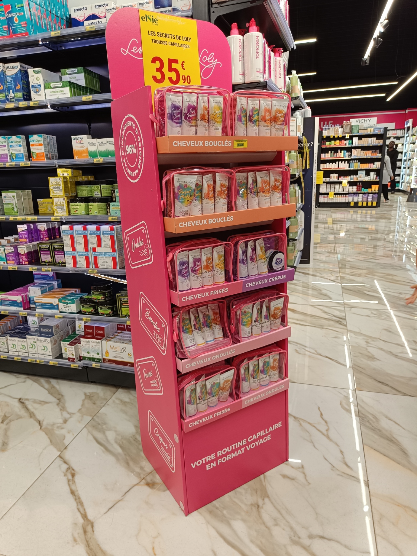 presentoir de sol les secrets de loly par mayence