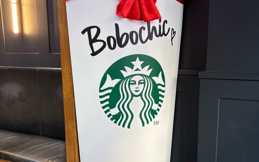 Starbucks x Bobochic : un quart de cup factice géant signé Mayence