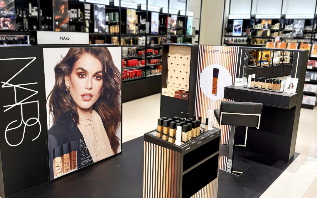 Podium NARS au Sephora Rivoli