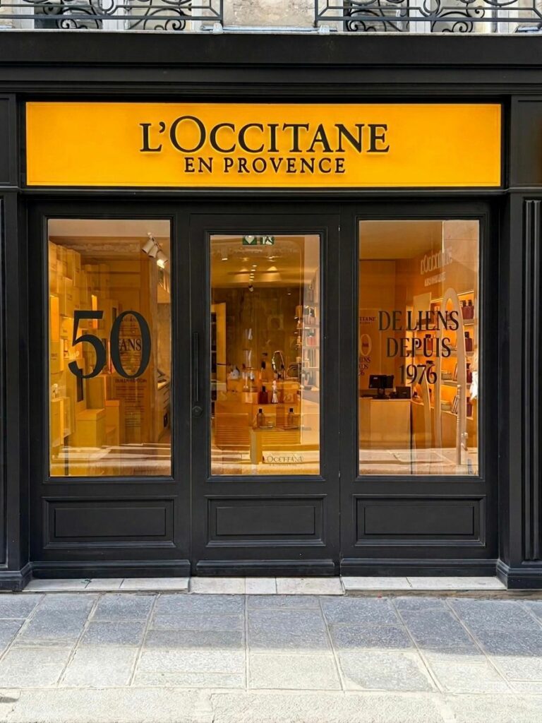 scénographie l'occitane 50ans deventure
