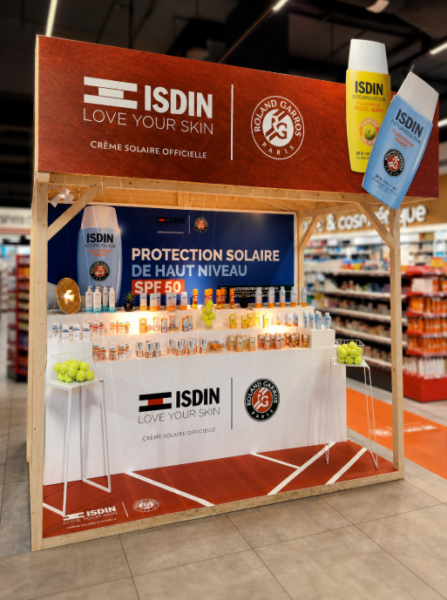 ISDIN x Roland-Garros : Mayence donne vie au pop-up imaginé par la marque