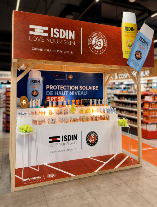 ISDIN x Roland-Garros : Mayence donne vie au pop-up imaginé par la marque