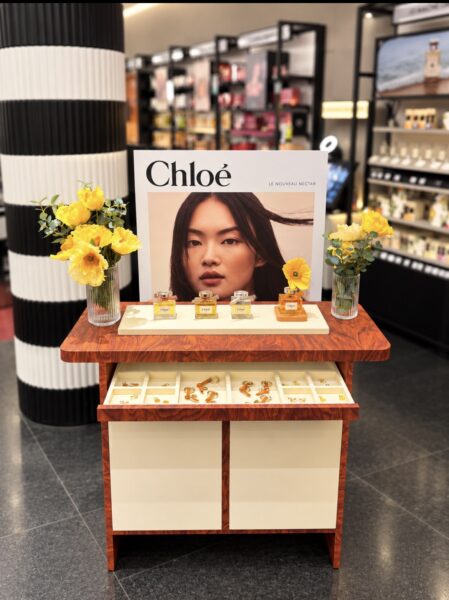 Meuble Chloé Le Nectar au Sephora Champs-Élysées