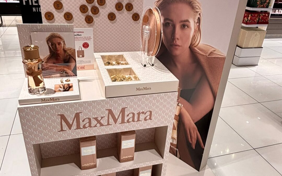 Podium MaxMara Le Parfum chez Nocibé Parly 2