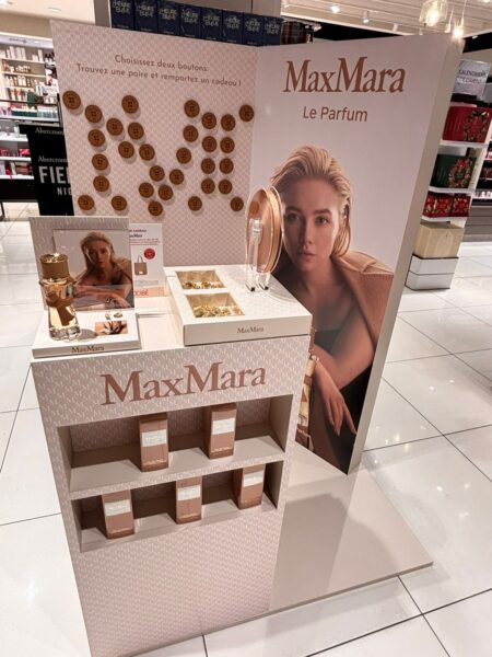 Podium MaxMara Le Parfum chez Nocibé Parly 2