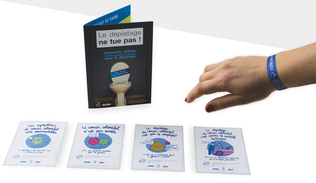 Campagne print « Mars bleu » laboratoires Amgen – Print