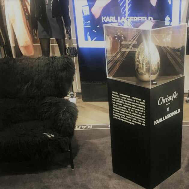Christofle Karl Lagerfeld – Stèle PLV Luxe Display Plinth